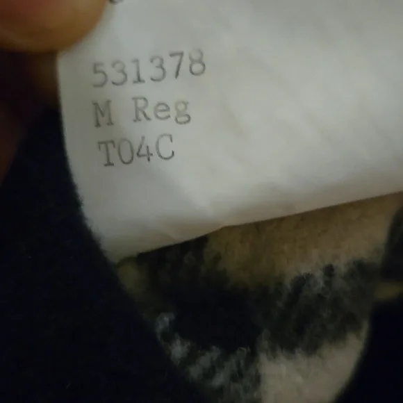 Womens Burberry Over Sized Navy Blue Wool Duffle Coat Sz M - Picture 12 of 12